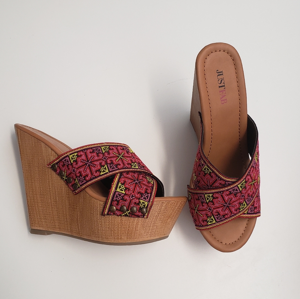 NWOT Just Fab Wedges - Picture 1 of 5